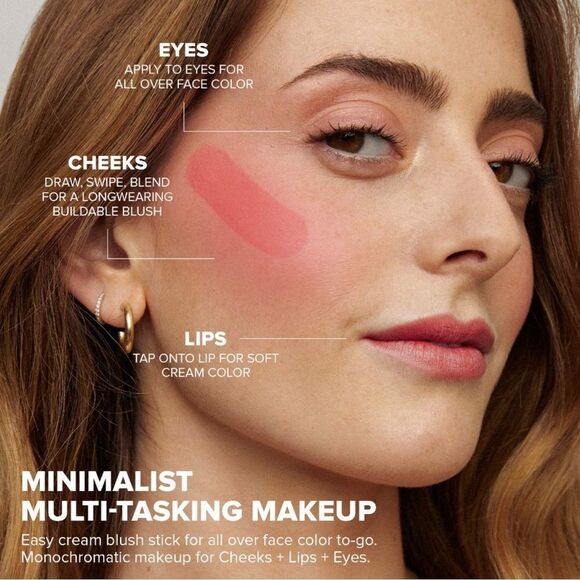 NWT- NUDESTIX
Nudies Cream Blush All-Over-Face Color-TIGER LILY QUEEN - Picture 8 of 13